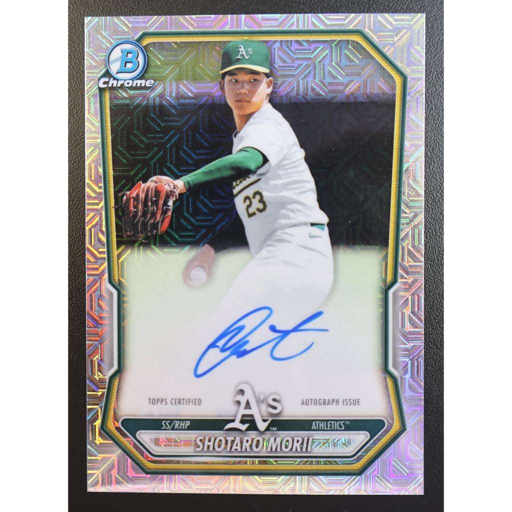 Shotaro Morii 2026 Bowman Chrome Silver Mojo Refractor RC Auto #BMA-SM Mint