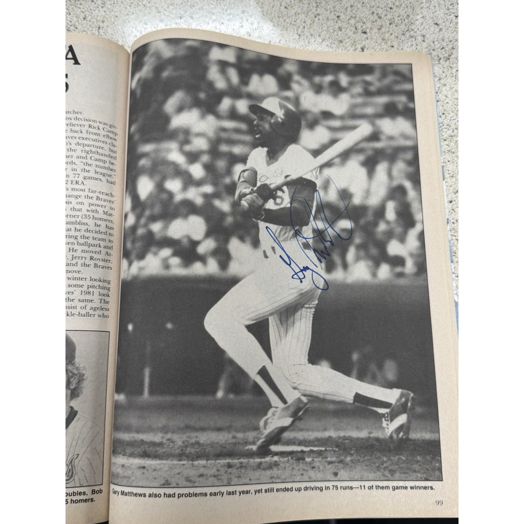 Vintage baseball action photography featured in 1980 Popular Sports Baseball magazine collectible
