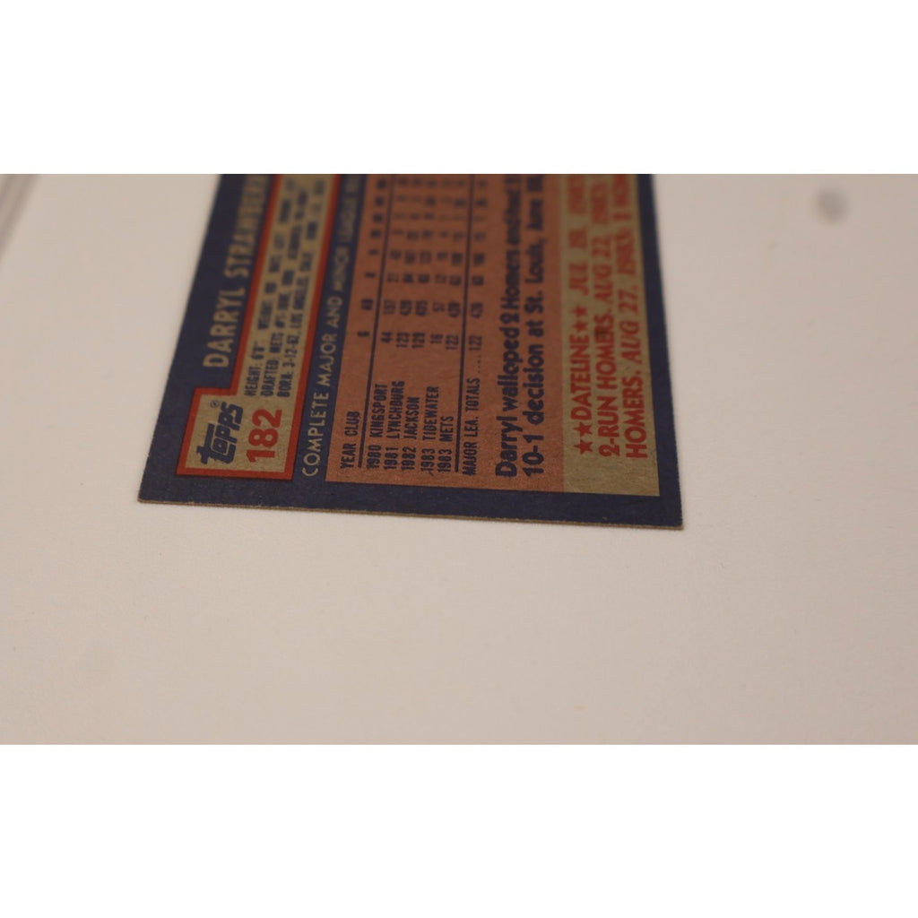 Darryl Strawberry 1984 Topps #182 RC Rookie NM New York Mets