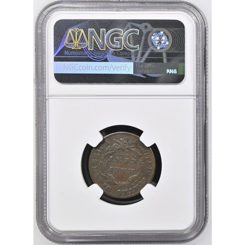 1832 1/2 Cent - NGC Cleaned High Grade VF Deatils - Very Rare