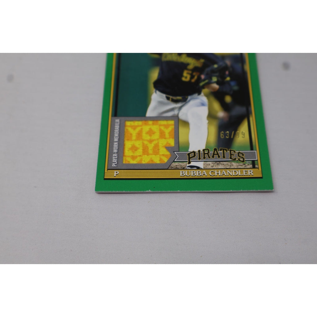 Bubba Chandler 2026 Topps #91R-BC Player Worn Rookie Relic Green /99 RC NM