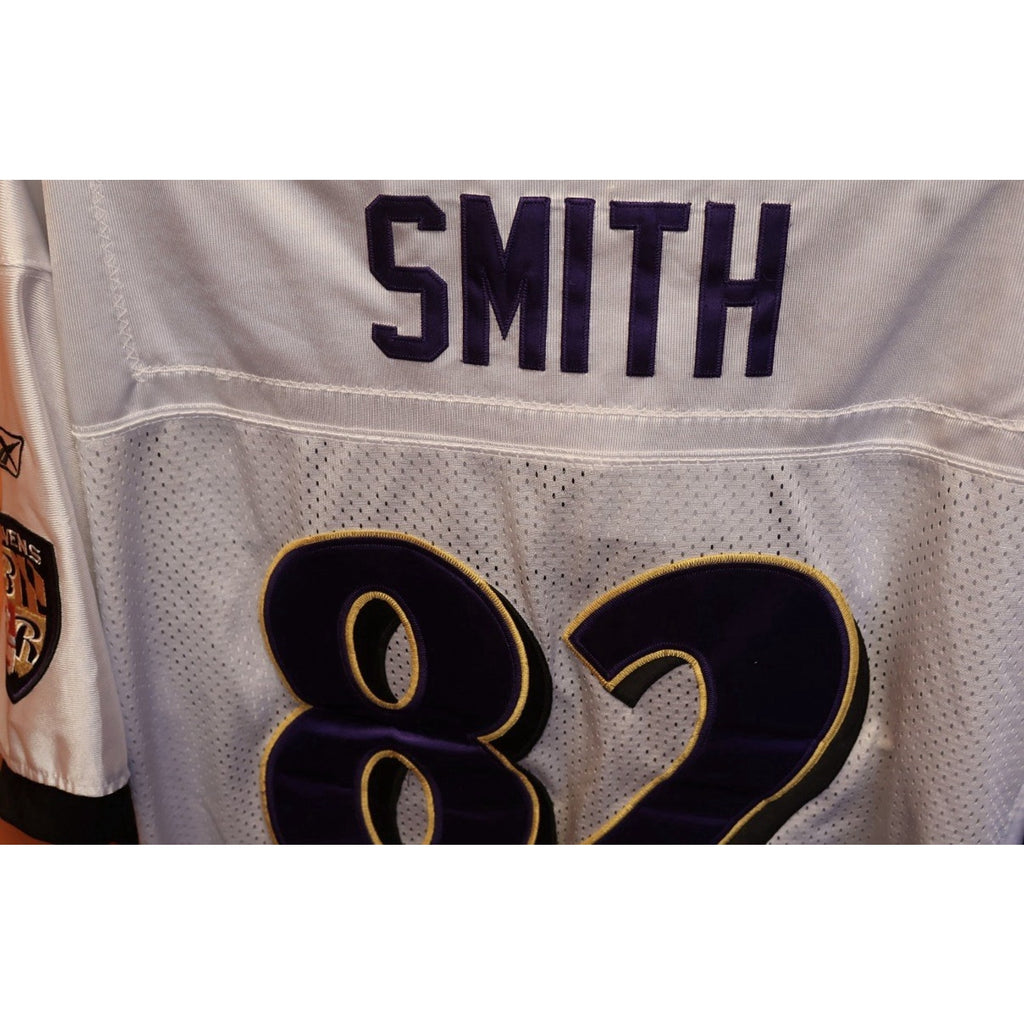 Baltimore Ravens #82 Torrey Smith Reebok On Field Jersey Size 54 White