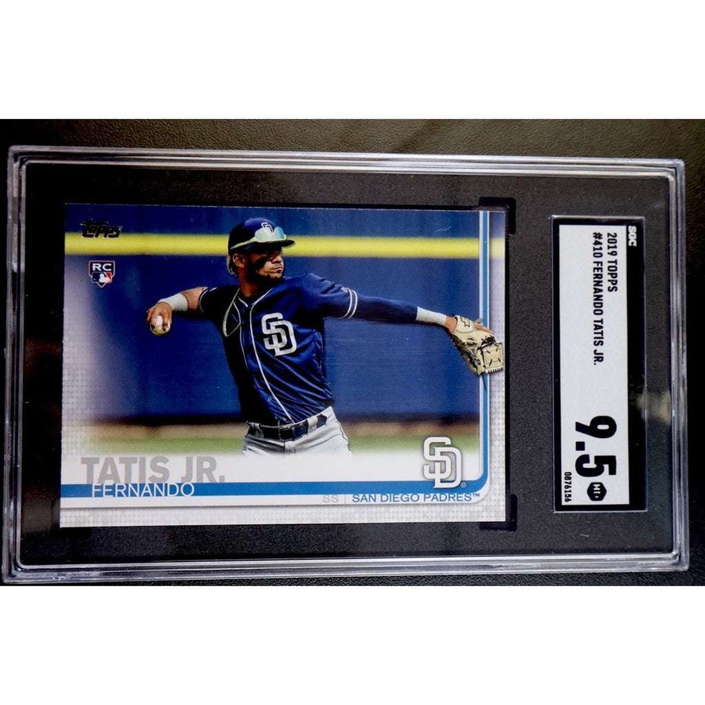 2019 Topps Fernando Tatis Jr. RC Rookie #410 Padres SGC Mint Baseball Card