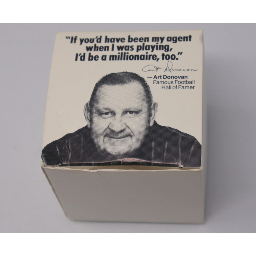 Art Donovan Signed Baseball With Collectors Package