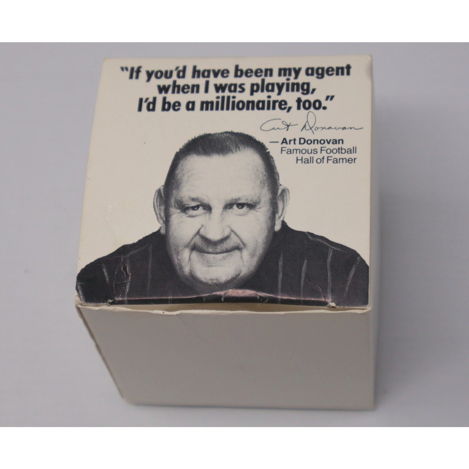 Art Donovan Signed Baseball With Collectors Package