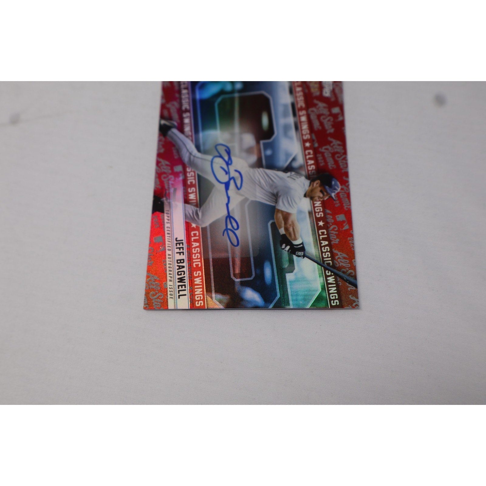Jeff Bagwell 2025 Topps All-Star Game Classic Swings Auto Red Foil /5 #CSA-JB