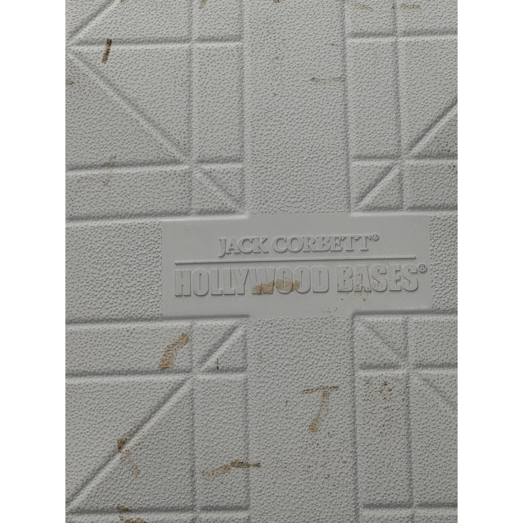 Detailed surface markings from 2024 Orioles Opening Day game used third base