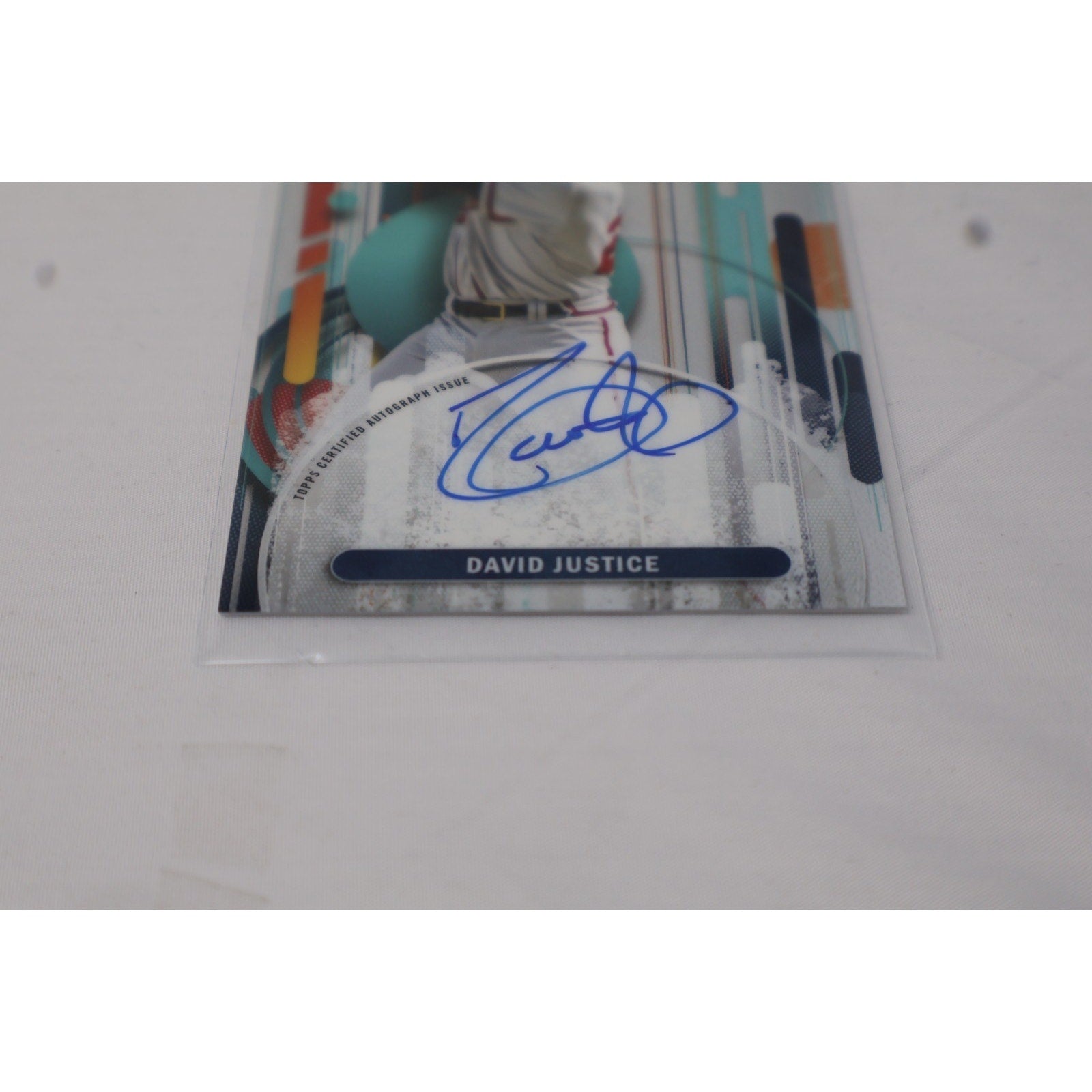 David Justice 2025 Topps Finest Auto #FA-DJ Mint