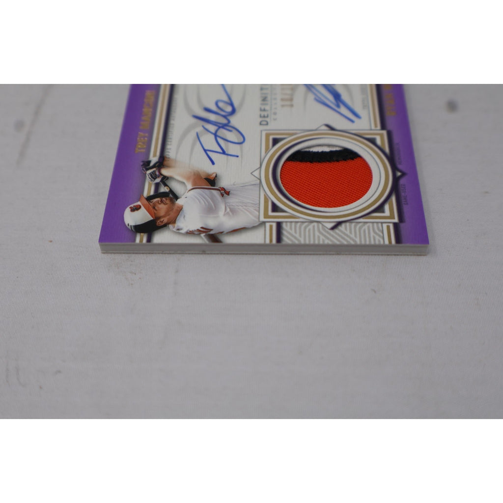 Trey Mancini / Ryan Mountcastle 2022 Topps Definitive Dual Auto /10 #DAR-MM