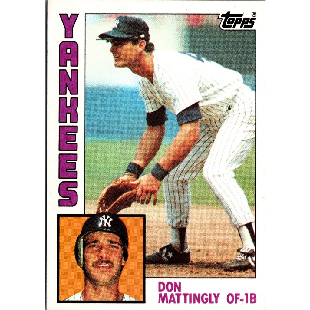 Don Mattingly 1984 Topps #8 (RC) Rookie NM+ New York Yankees