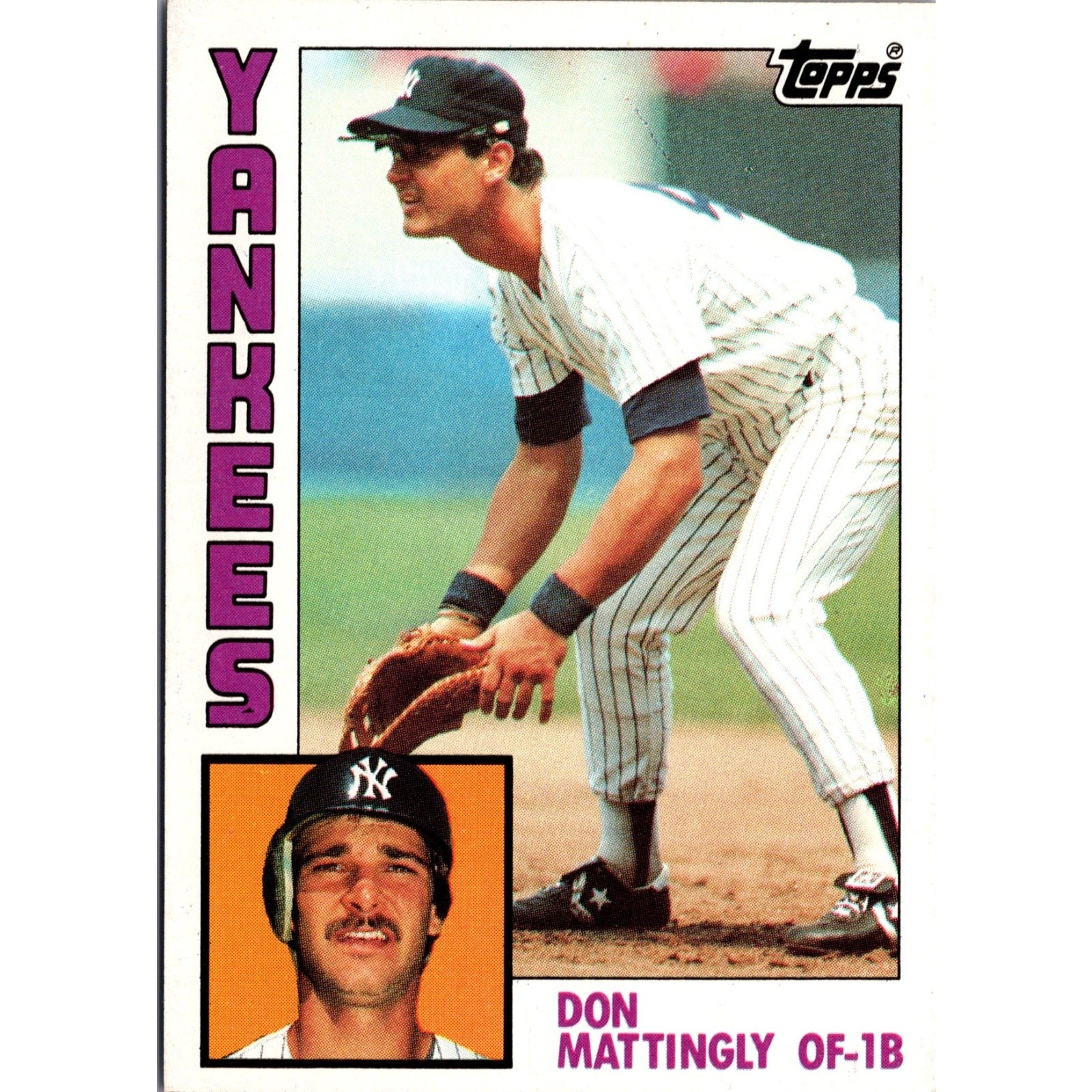 Don Mattingly 1984 Topps #8 (RC) Rookie NM+ New York Yankees