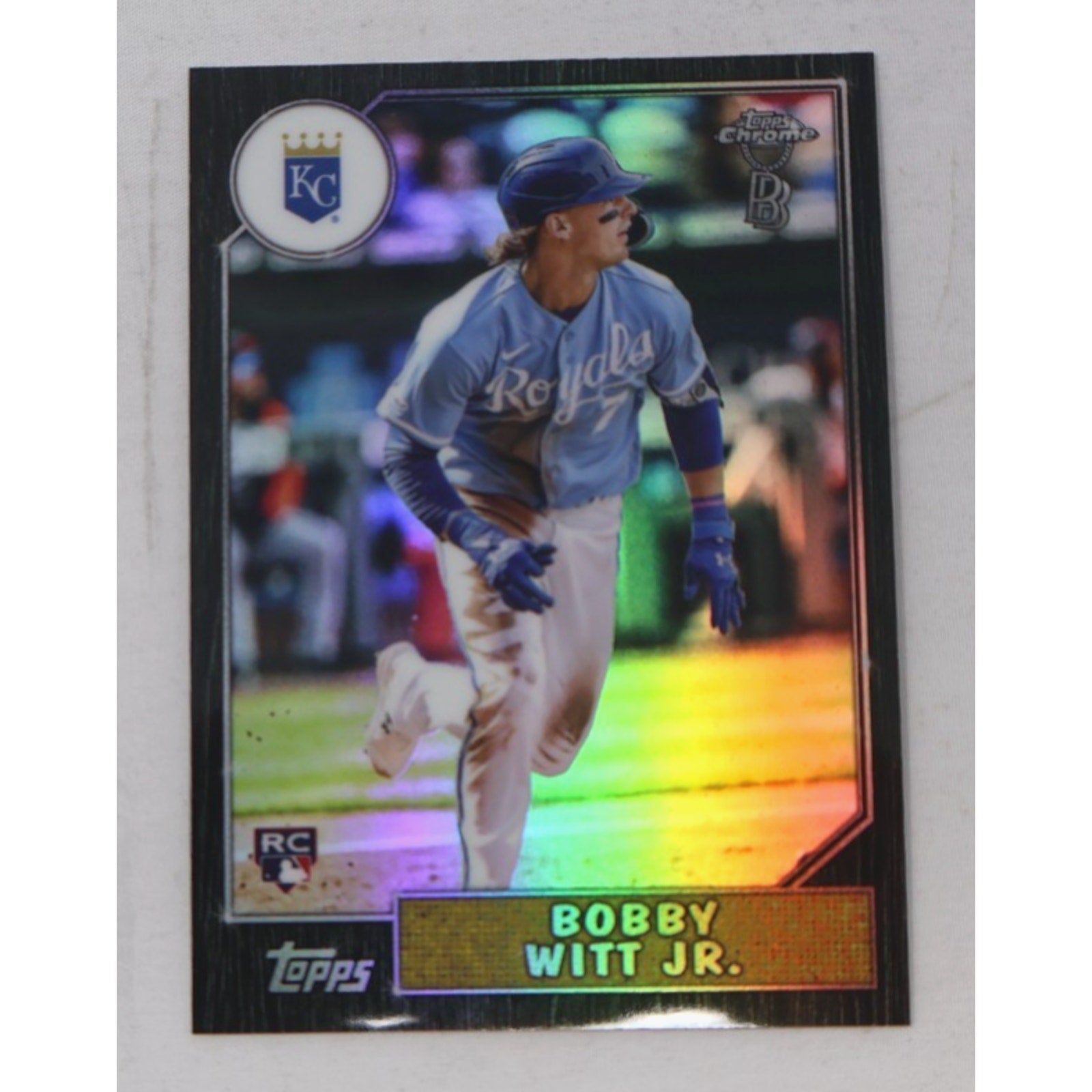 BOBBY WITT JR 2022 Topps Chrome Ben Baller Rookie 1987 87BC-23 RC Pristine Shape