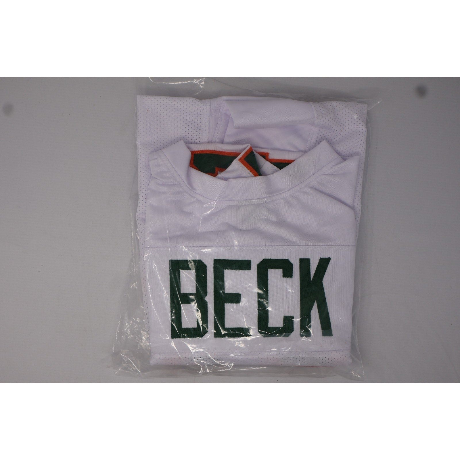 Carson Beck Autographed Signed Miami Hurricanes Custom Jersey Beckett COA New XL