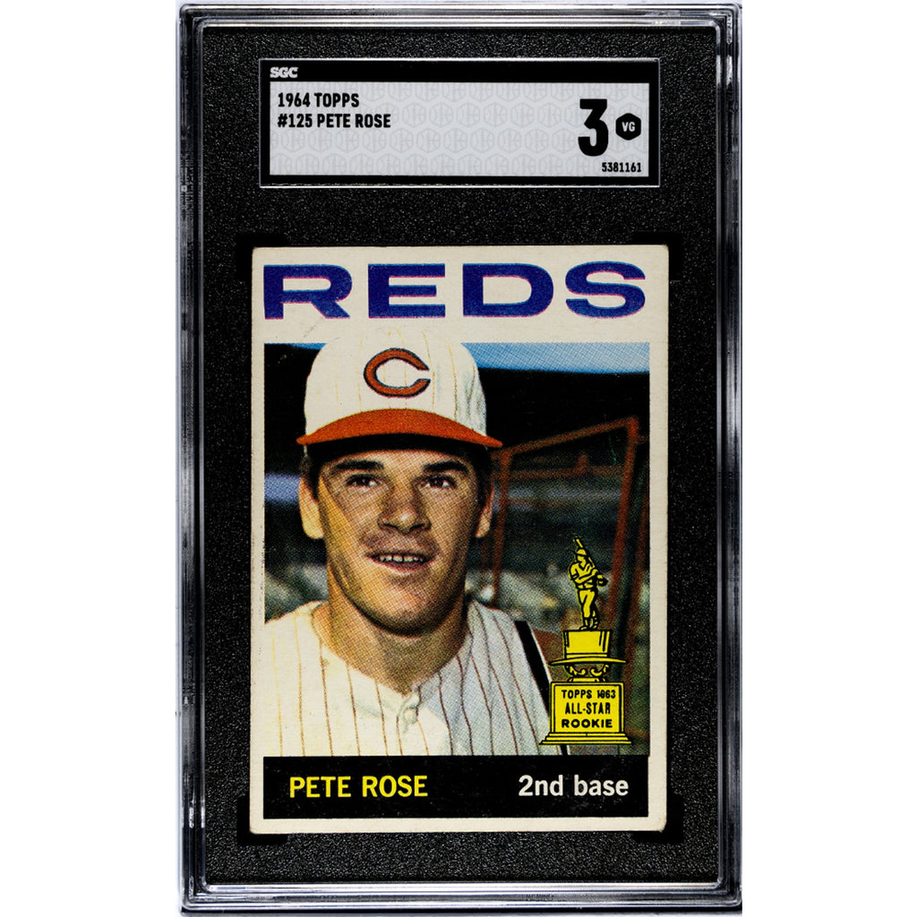 Pete Rose 1964 Topps #125 Rookie Cup SGC 3