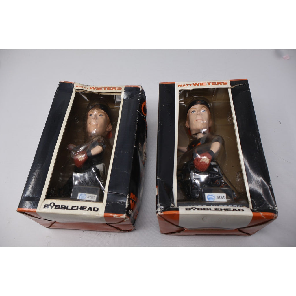 Lot Of 2 Matt Wieters Baltimore Orioles Bobbleheads In Box