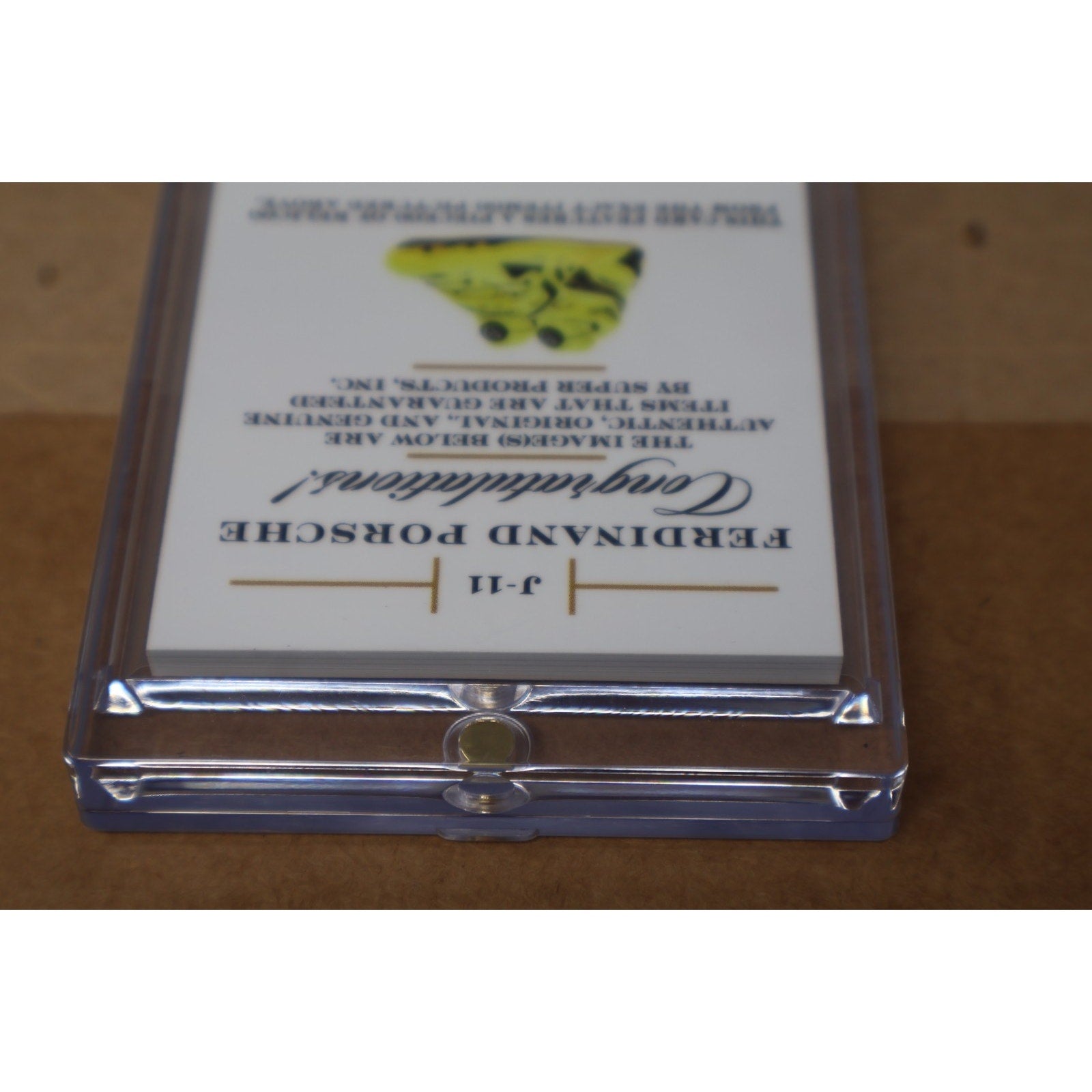 Ferdinand Porsche 2023 Keepsake Edition Luxurious Logos Authentic Relic #J-11