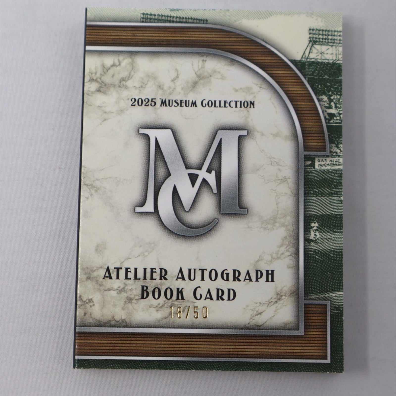 Chase Utley Autograph Topps Booklet 2025 Museum Atelier Card 18/50 Phillies