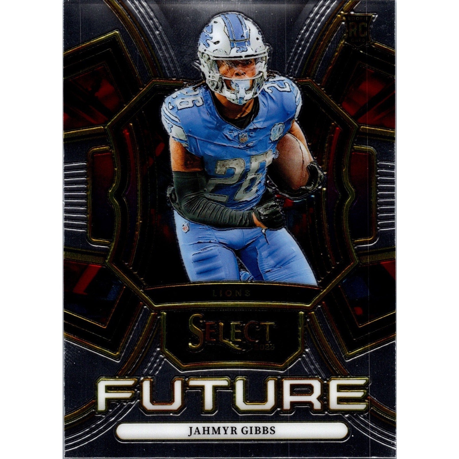 Jahmyr Gibbs 2023 Panini Select Select Future #FUT-JGI Rookie Detroit Lions Mint