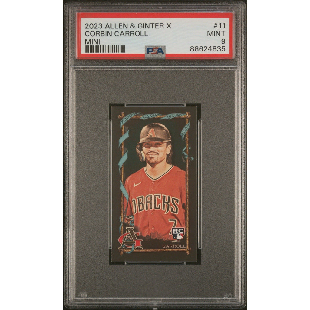 2023 Topps Allen & Ginter Corbin Carroll #11 Mini RC Baseball Card PSA 10 MLB