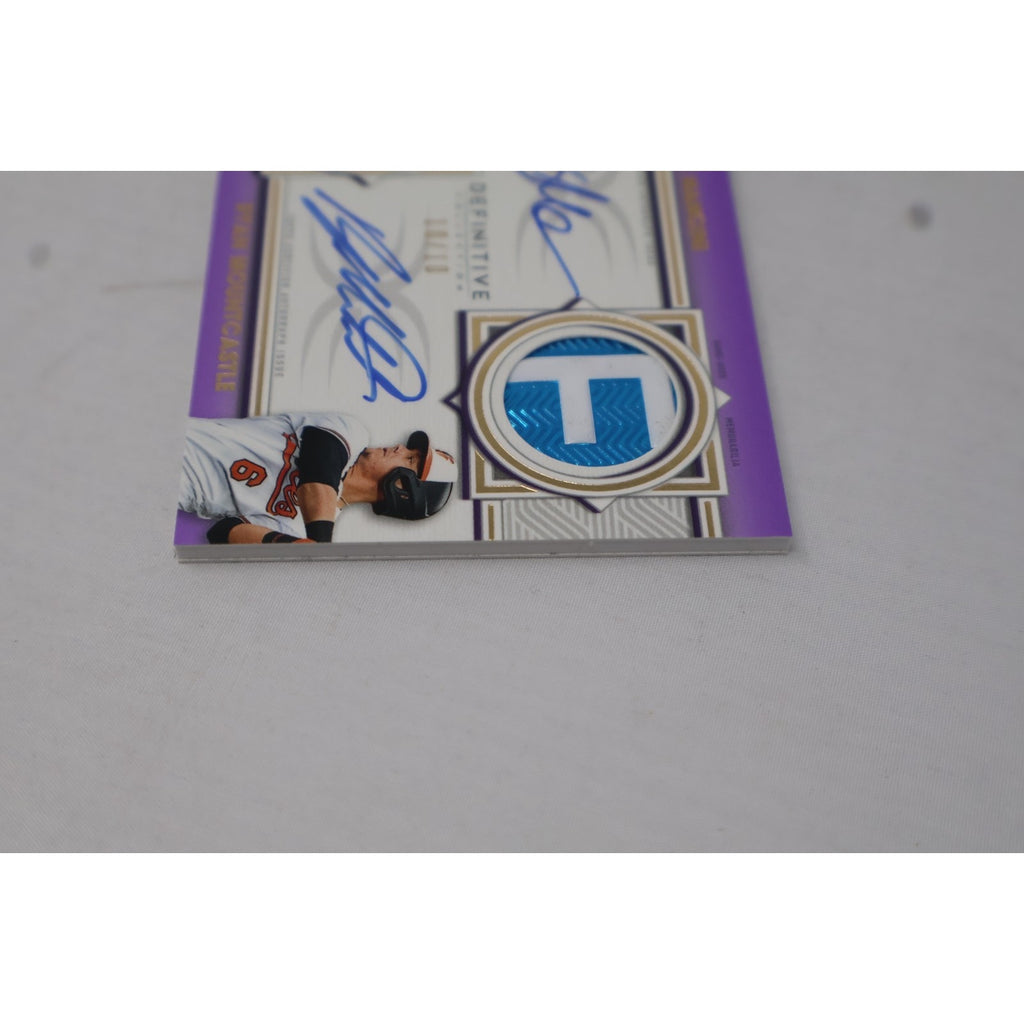 Trey Mancini / Ryan Mountcastle 2022 Topps Definitive Dual Auto /10 #DAR-MM