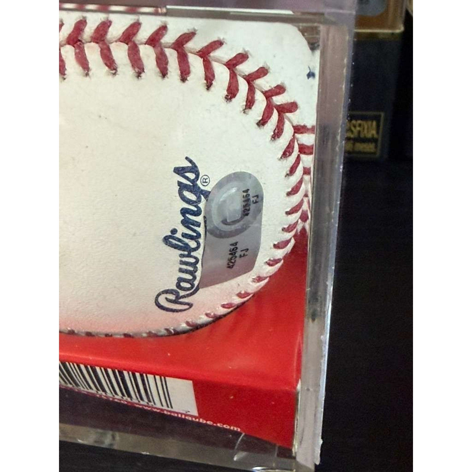 Brian Roberts Signed Official MLB Baseball Auto w/ MLB Hologram & Display Case