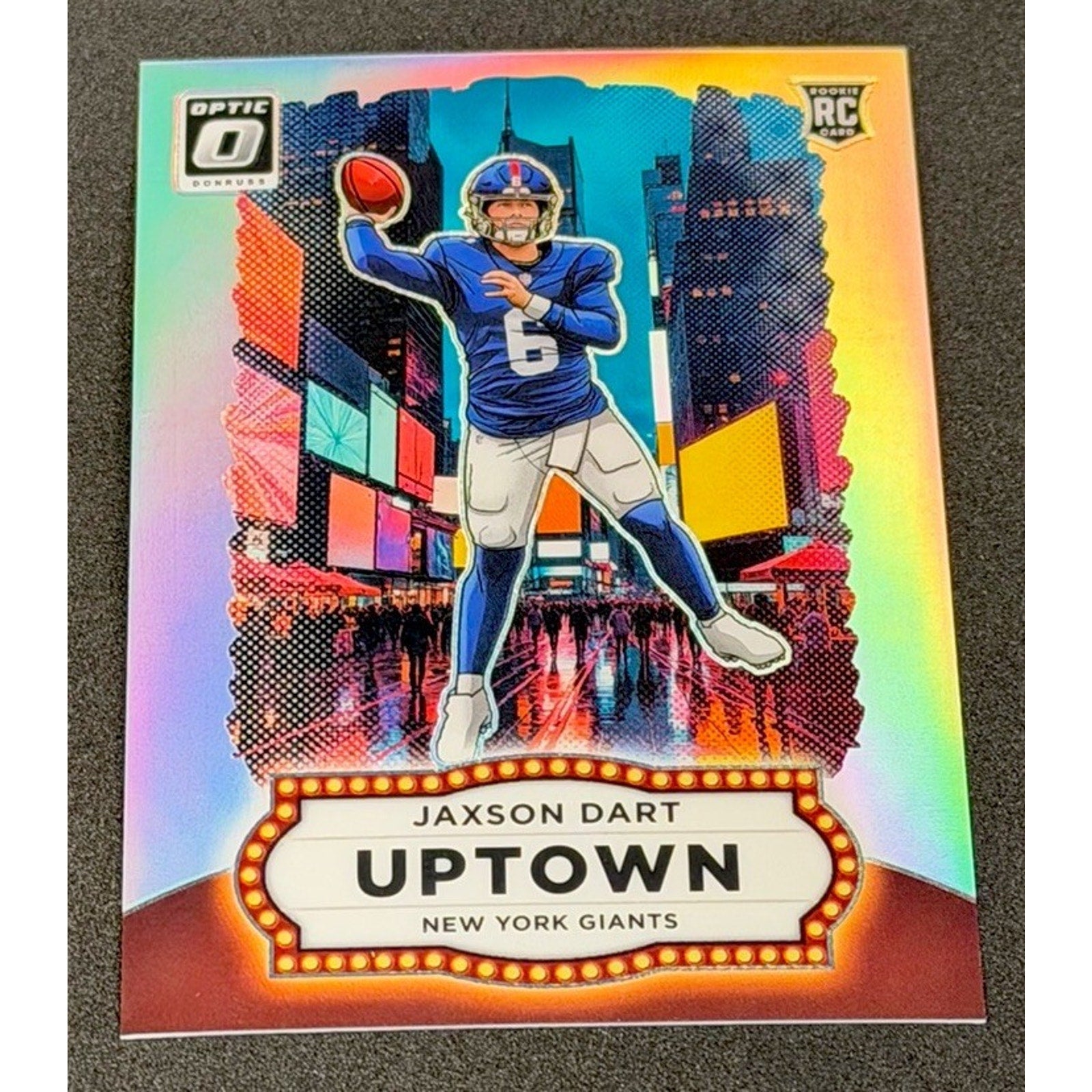 2025 Panini Donruss Optic Uptown Jaxson Dart #11 Rookie RC NY Giants Football