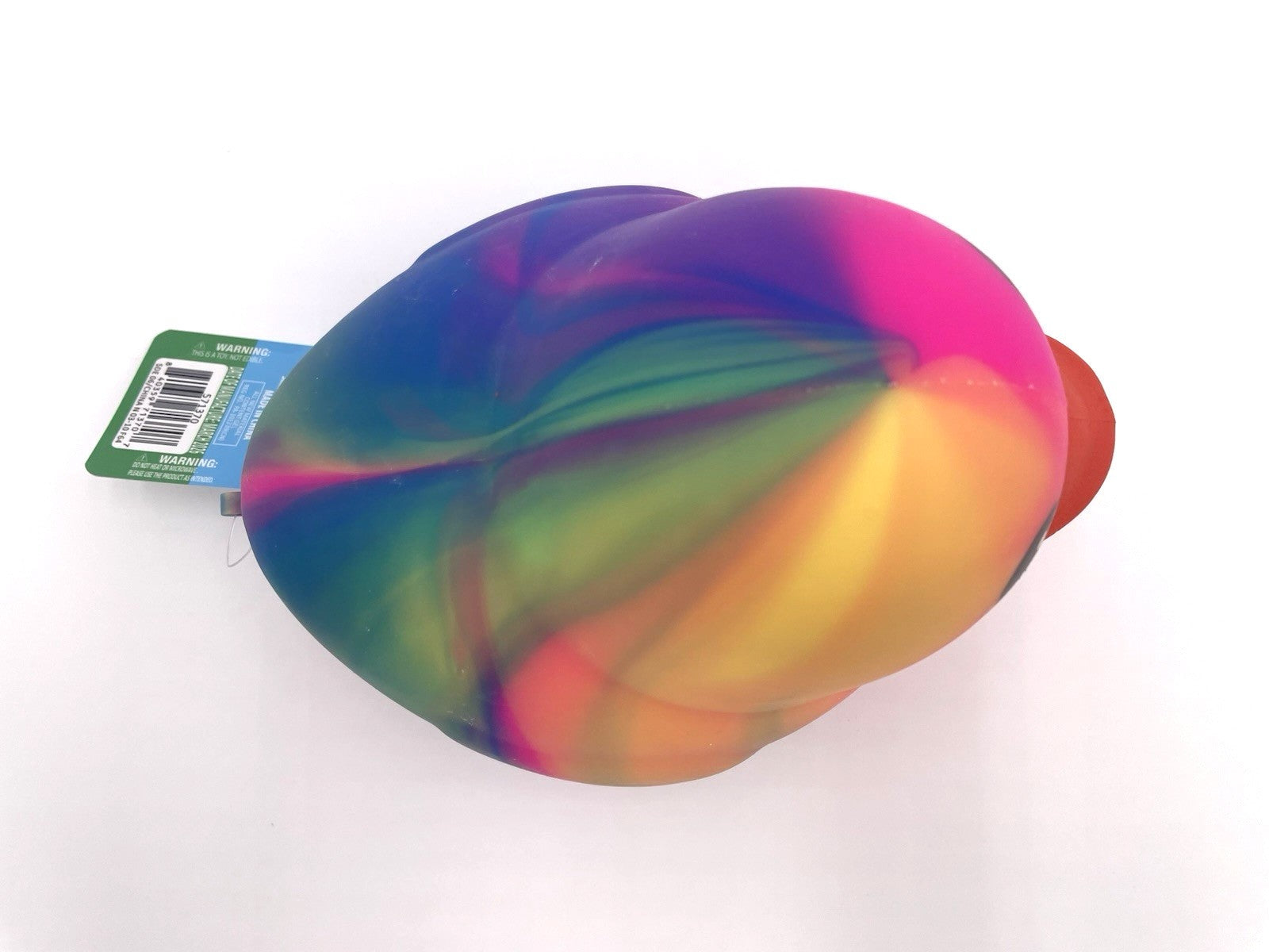Sunny Days Jumbo Squeezy Duck – Tie-Dye Yellow Squishy Stress Relief Toy – New