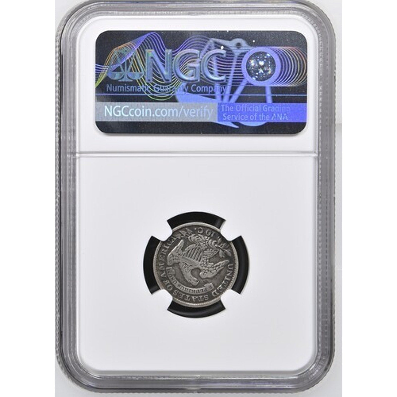U.S. 1832 CAPPED BUST DIME NGC Fine DETAILS CLEANED