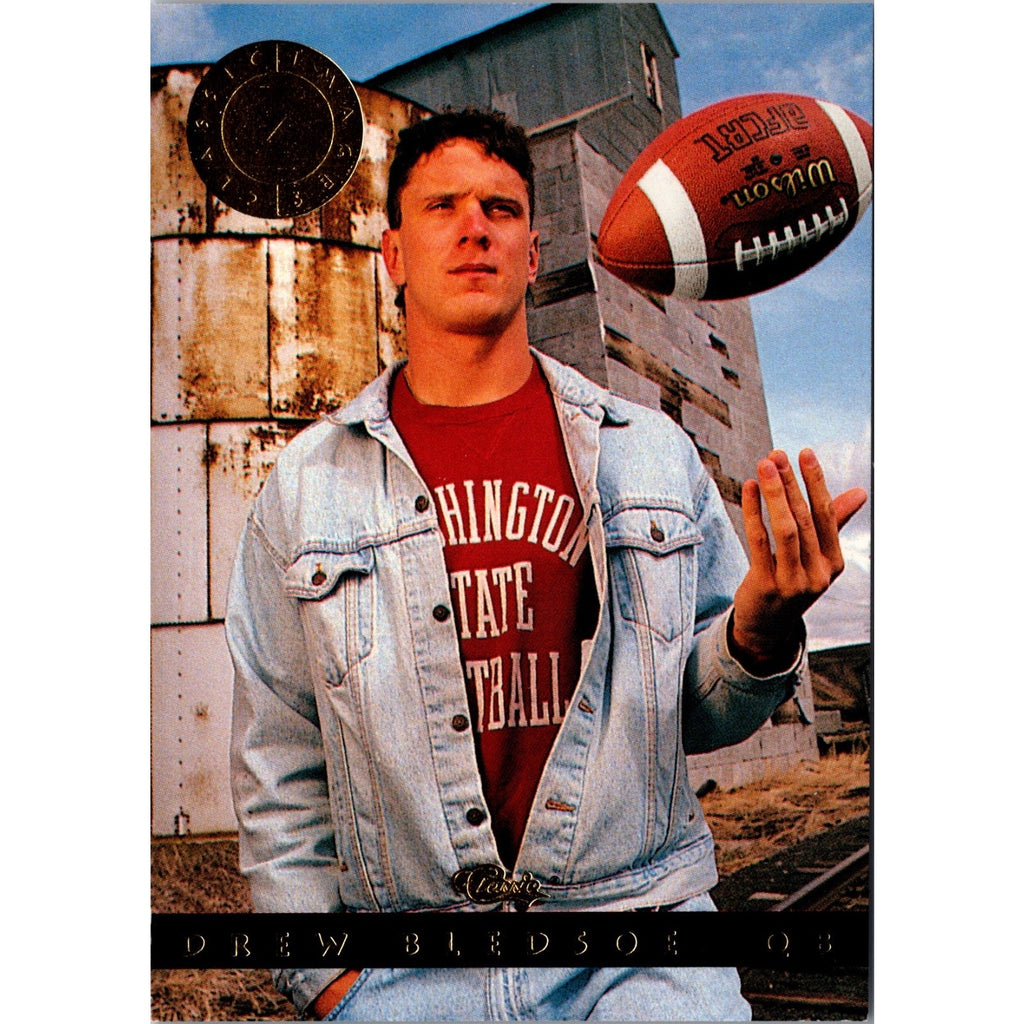 Drew Bledsoe 1993 Classic Images Four Sport #1 Rookie RC New England Patriots