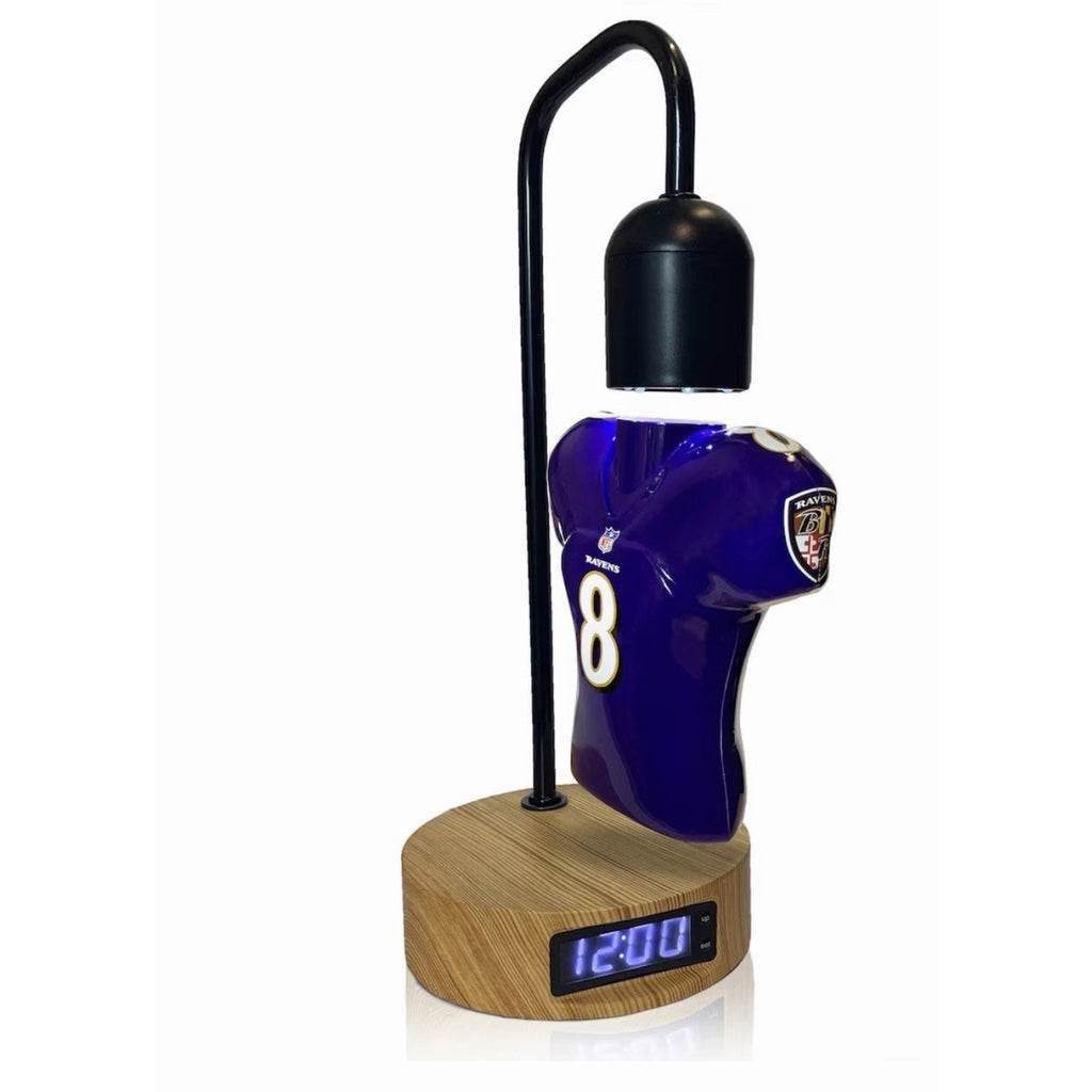 Lamar Jackson Baltimore Ravens Hover Jersey Digital Clock Football NFL Licensed