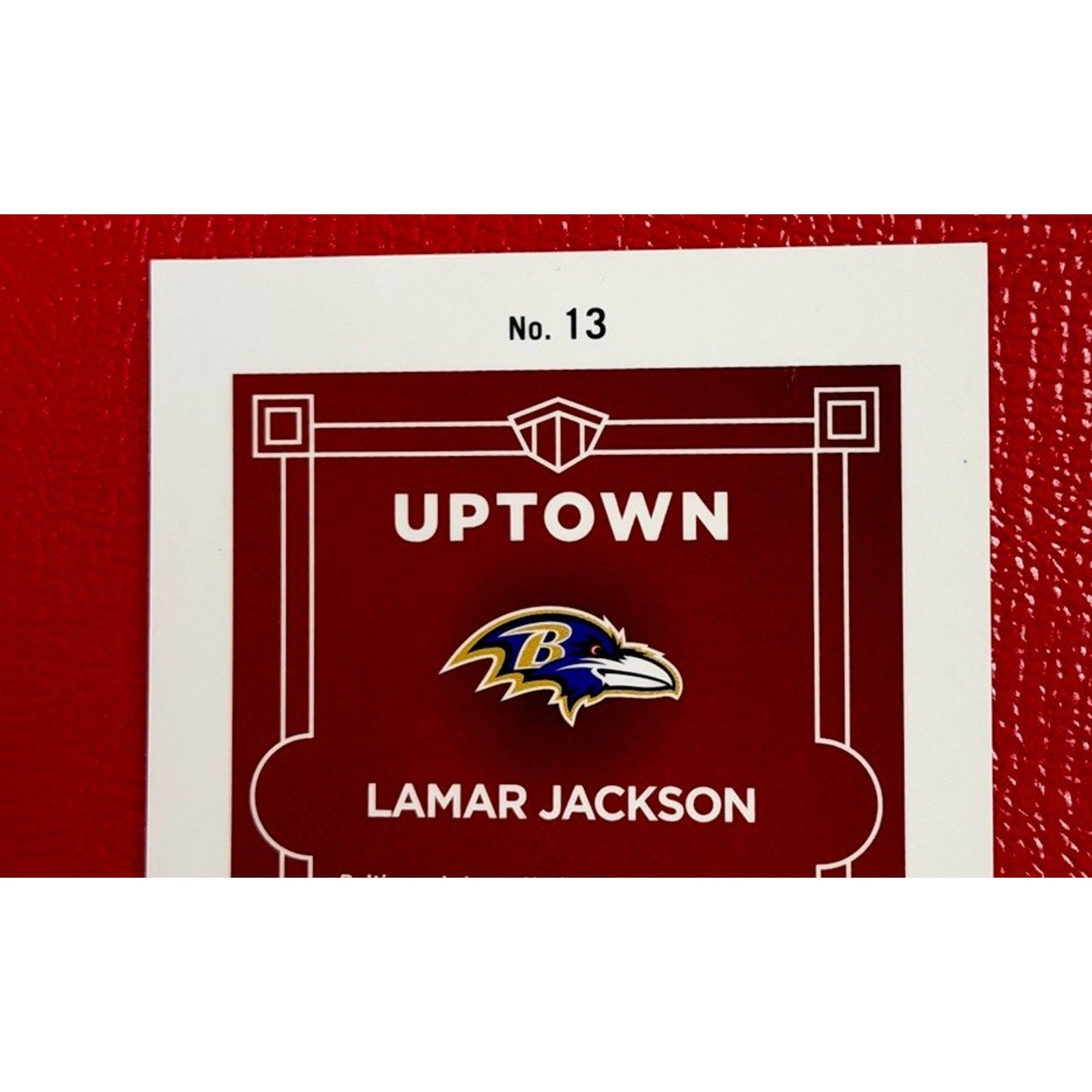 2025 Panini Donruss Optic Lamar Jackson Uptown #13 Baltimore Ravens