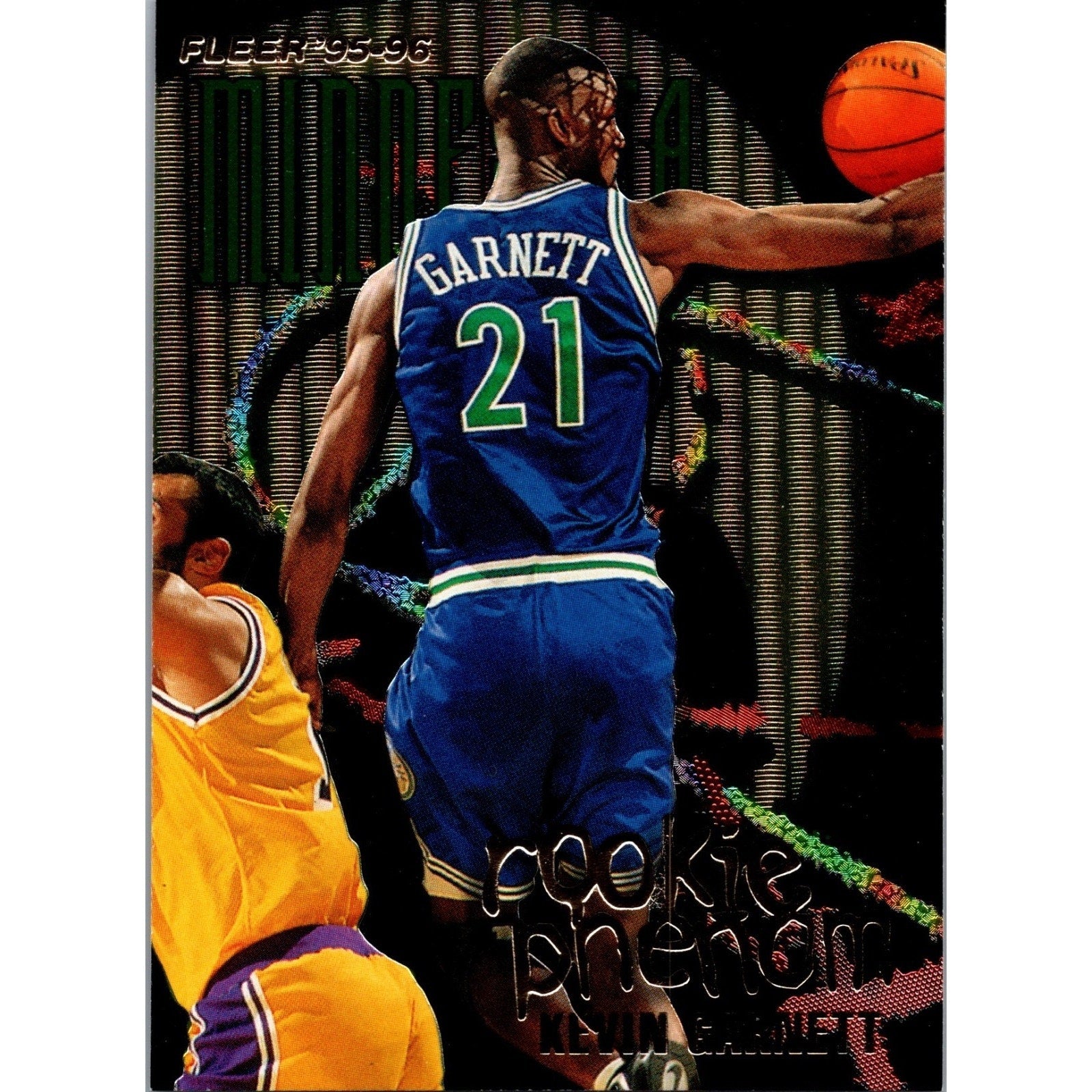 Lot Of 2 Kevin Garnett NM Rookies RC Fleer Rookie Phenom/ SP Championship Series