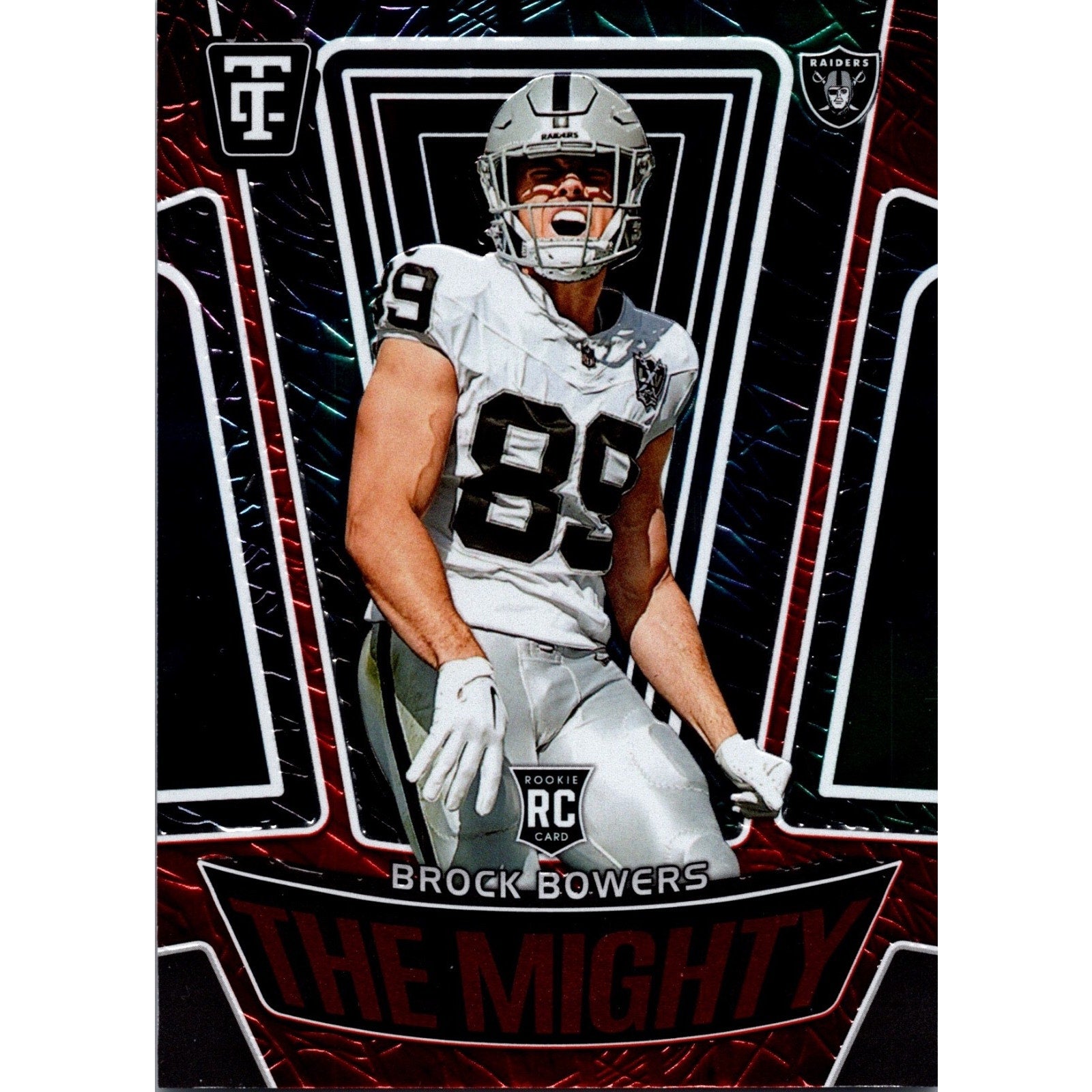 2024 Panini Totally Certified - The Mighty Brock Bowers #23 Mirror Red /249 (RC)