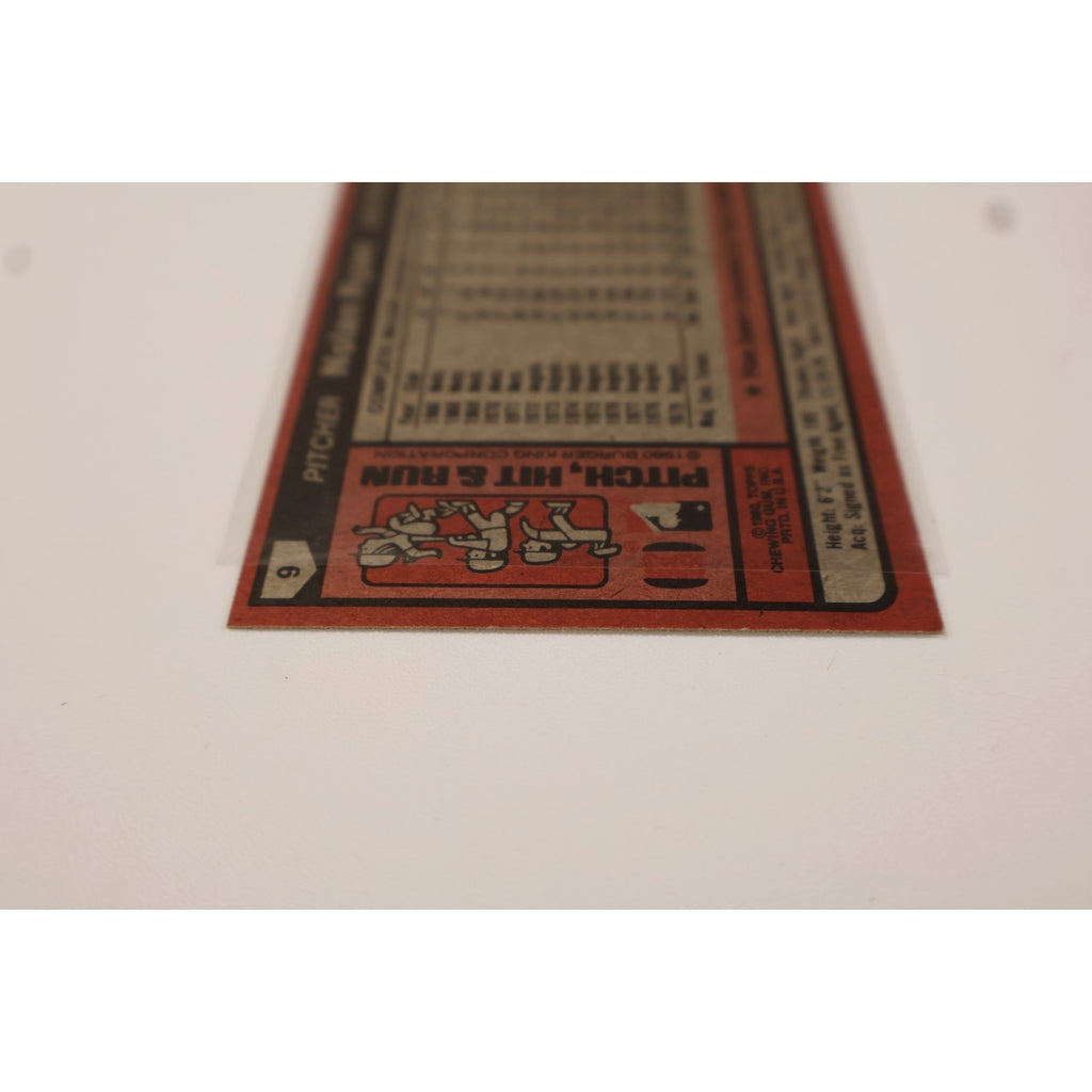 NOLAN RYAN ~ 1980 Topps Burger King Pitch, Hit & Run #9 Mint ~ HOF-ASTROS