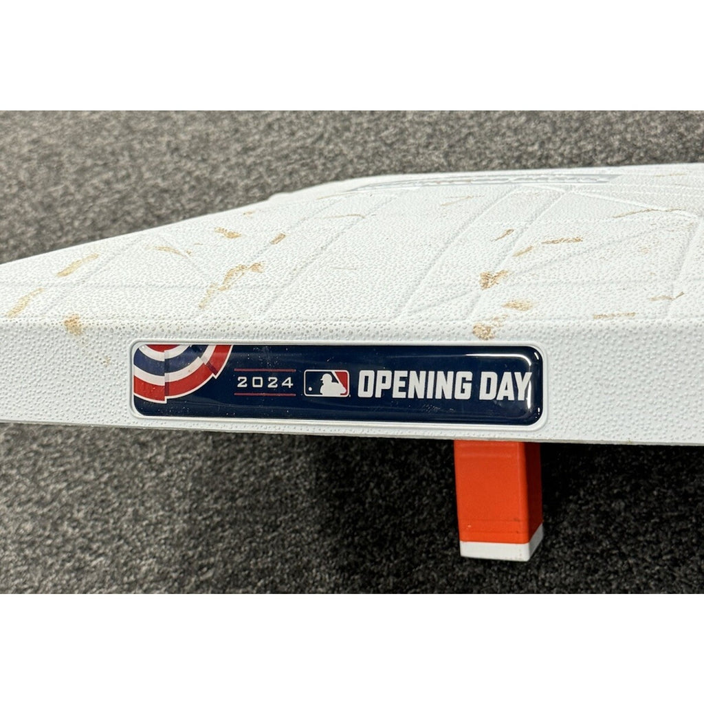 2024 Baltimore Orioles Opening Day game used third base MLB authenticated display view