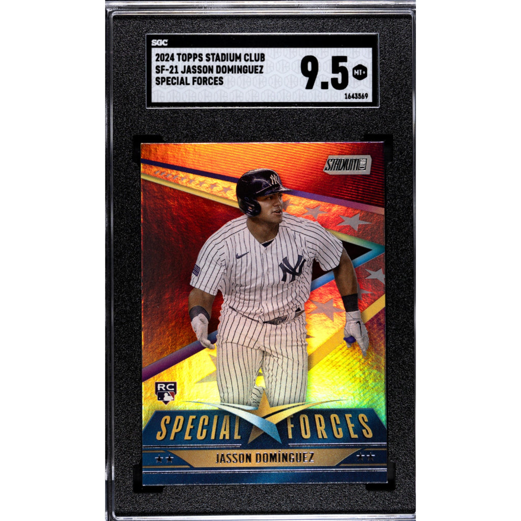 2024 Topps Stadium Club Special Forces Jason Dominguez rookie card SGC 9.5 New York Yankees