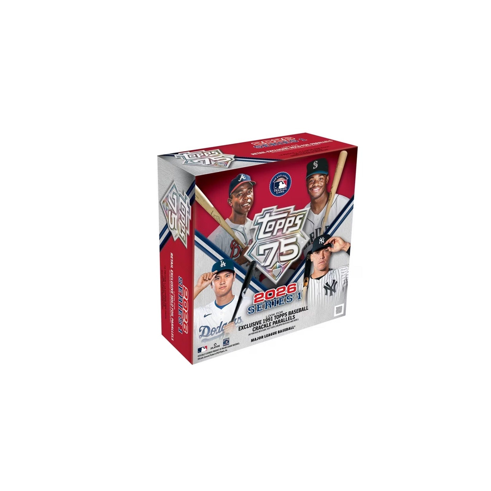 2026 Topps Series 1 Baseball Mega Box factory sealed MLB trading card box featuring modern baseball stars