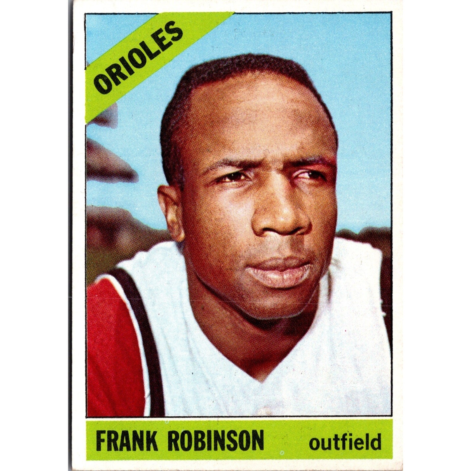 FRANK ROBINSON 1966 TOPPS #310 ORIOLES Centered Baseball