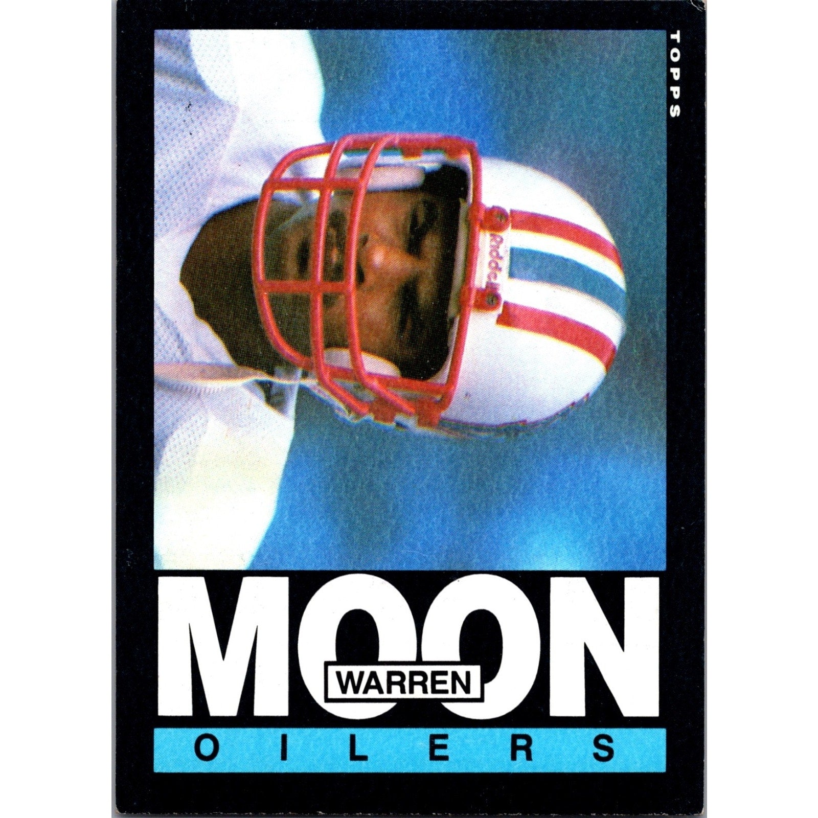 Warren Moon 1985 Topps Rookie #251 RC NM 1 Corner Flawed Scuffing On Bottom