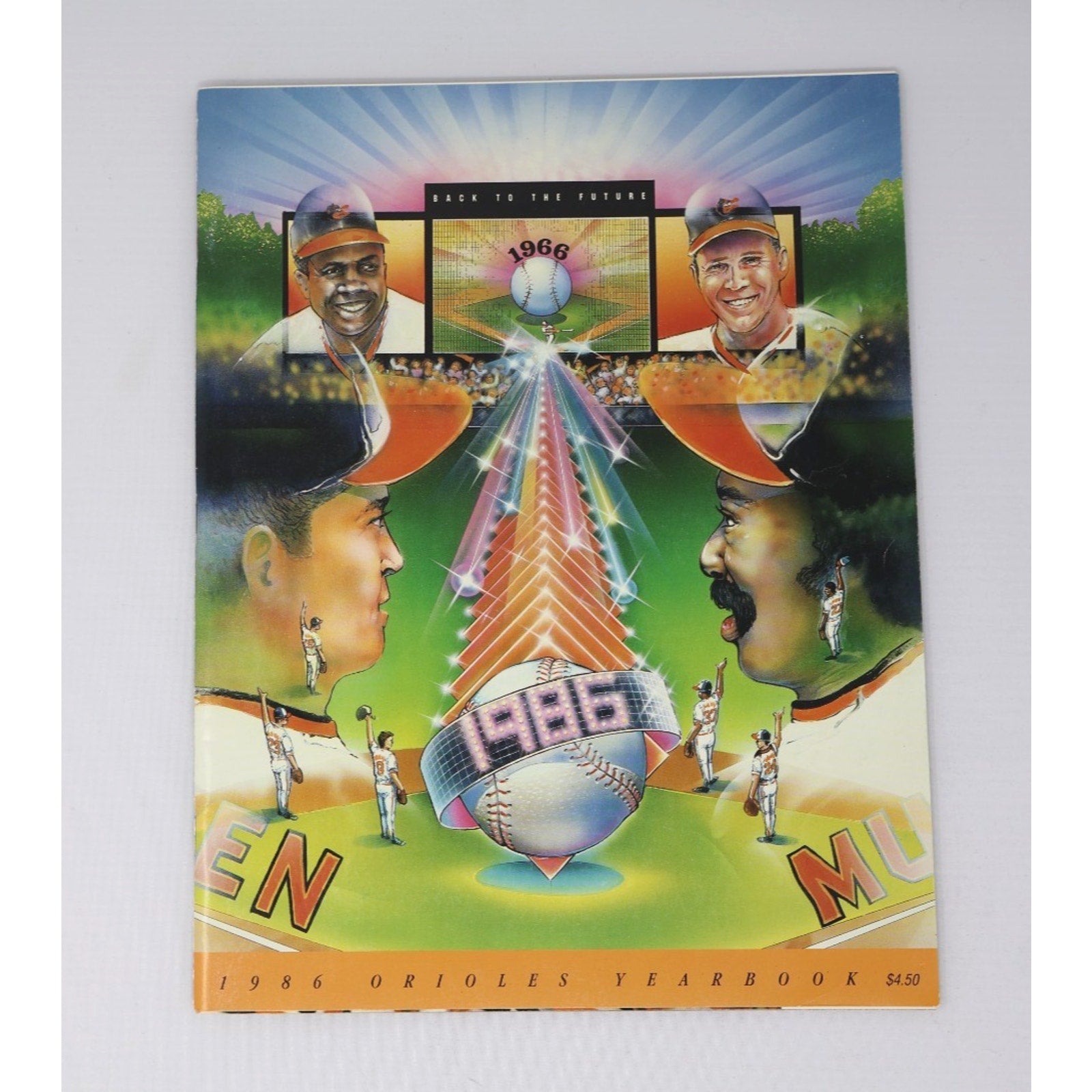 Baltimore Orioles 1986 Season Yearbook Cal Ripken Jr Eddie Murray