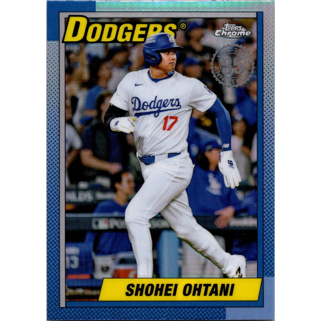 Shohei Ohtani 2025 Topps Chrome 1990 Topps Baseball 35th Anniversary #90CB-7