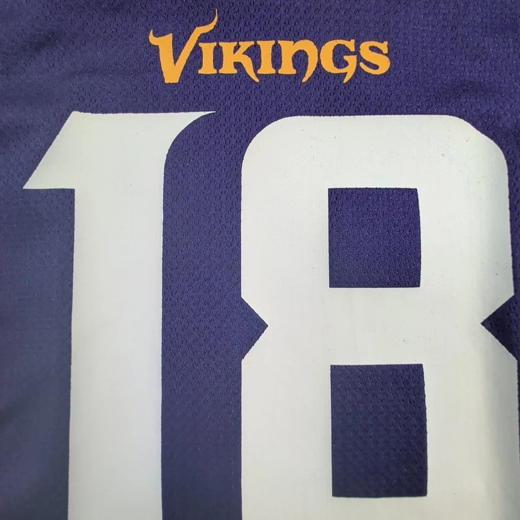 Minnesota Vikings Justin Jefferson Officially Licensed Home Jersey Kids L NWT
