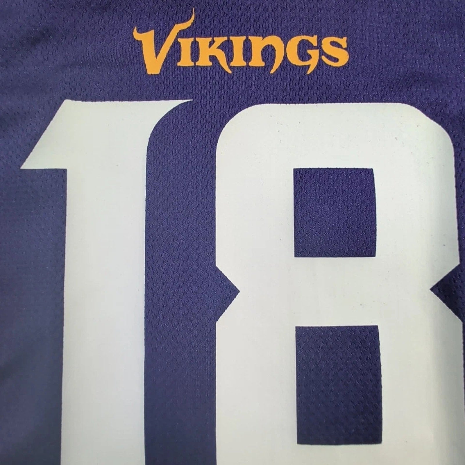 Minnesota Vikings Justin Jefferson Officially Licensed Home Jersey Kids L NWT