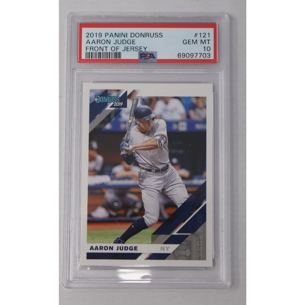Aaron Judge 2019 Panini Donruss #121 PSA 10 Gem Mint