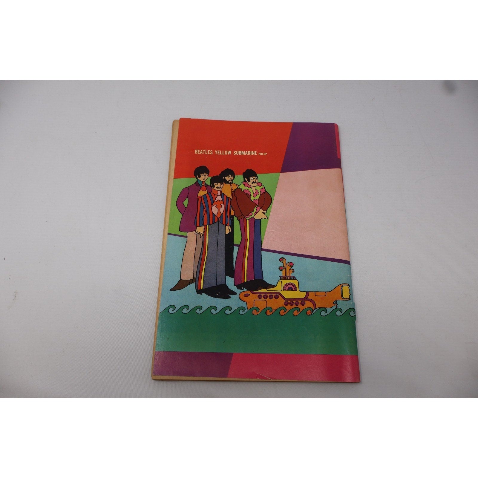 The Beatles Yellow Submarine Comic Book w/o Poster Cover Not Attached