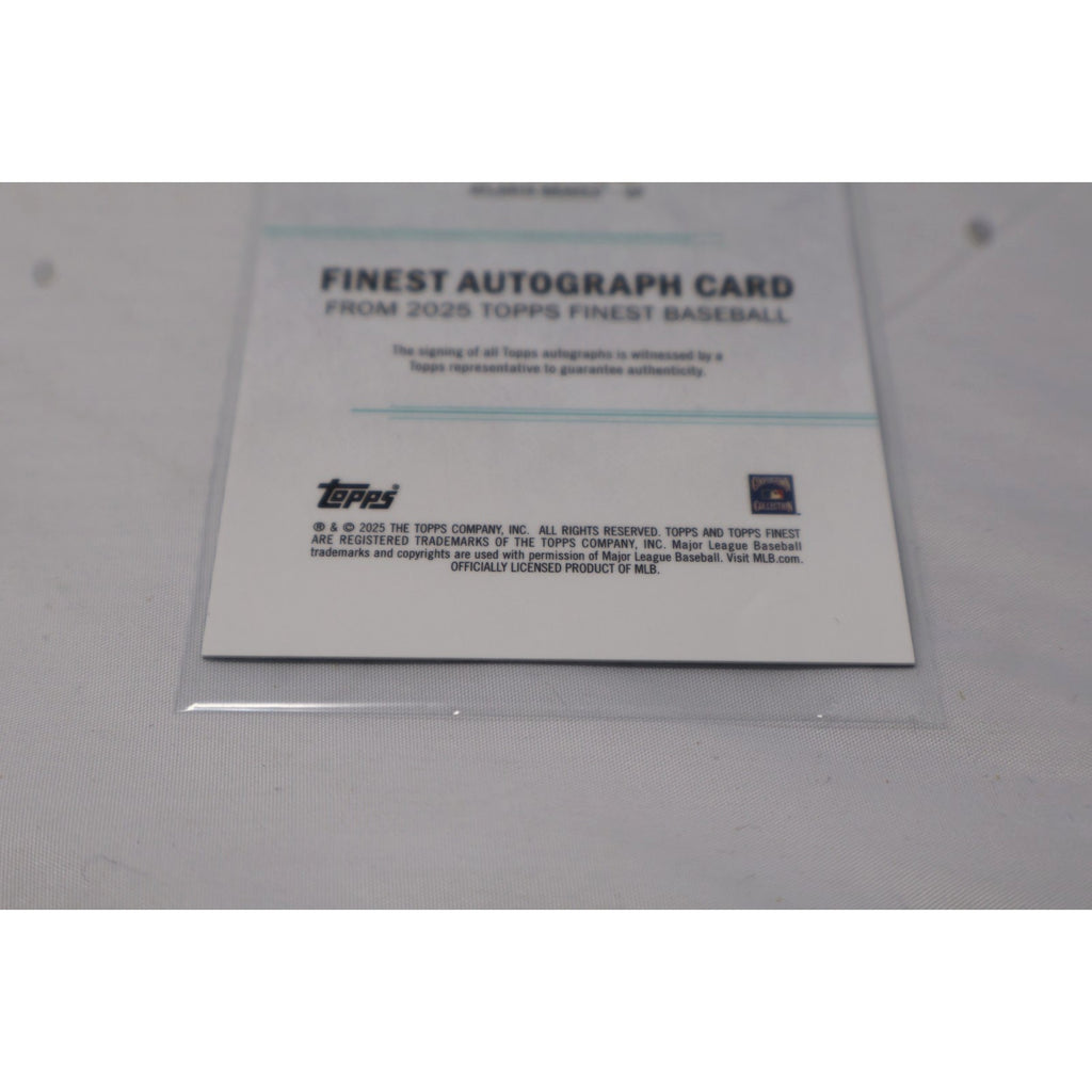 David Justice 2025 Topps Finest Auto #FA-DJ Mint