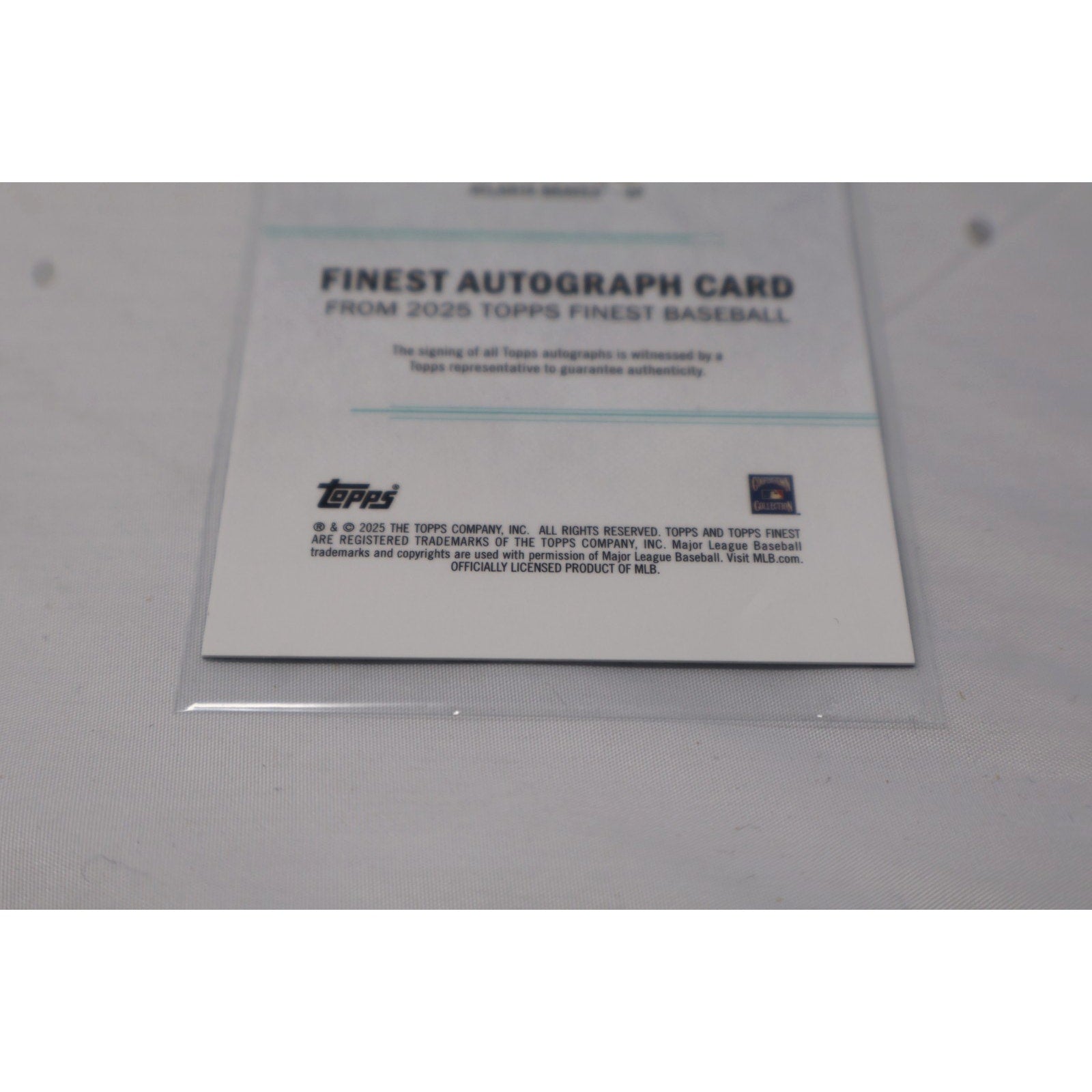 David Justice 2025 Topps Finest Auto #FA-DJ Mint