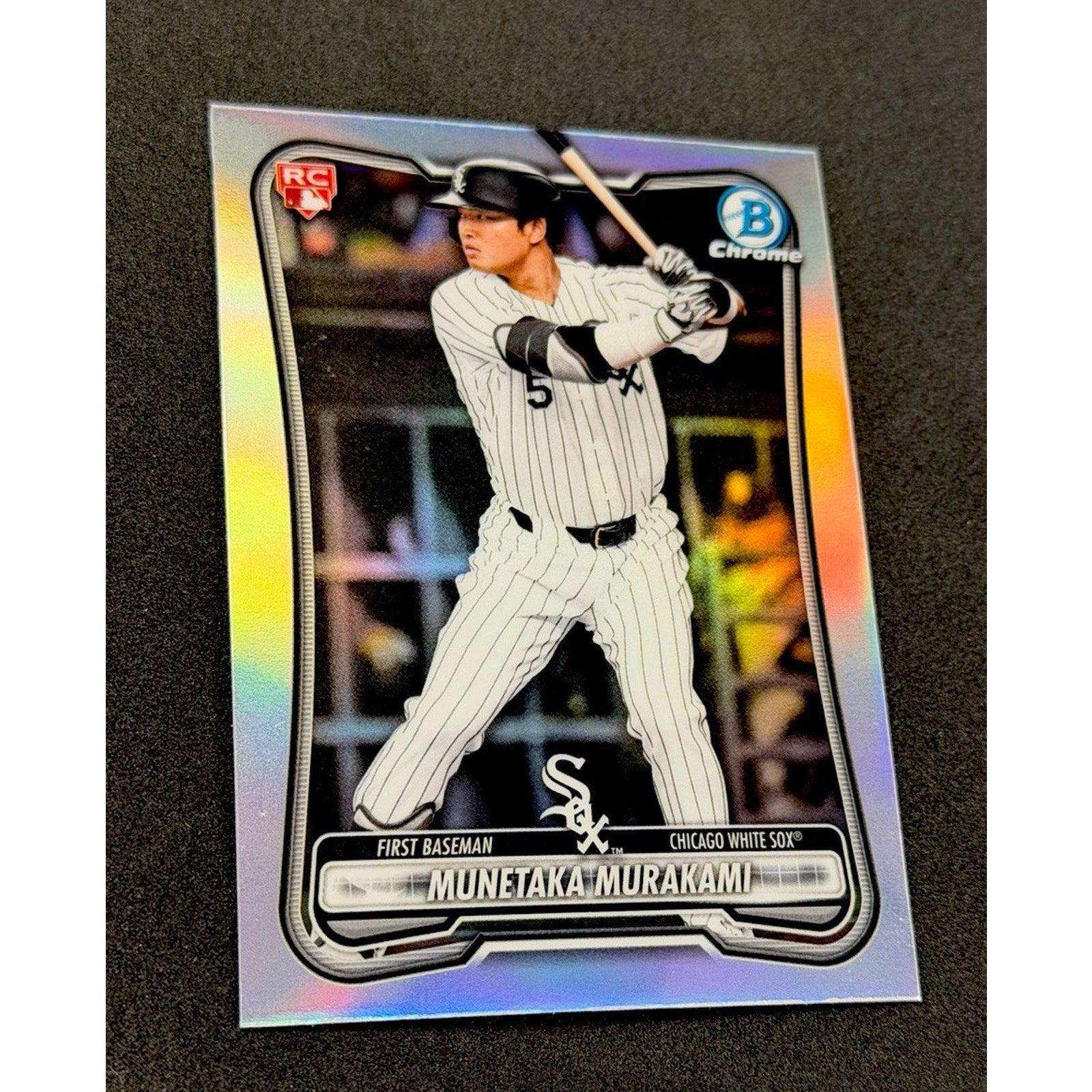 Munetaka Murakami 2026 Bowman Chrome Red RC Variations #9 Chicago White Sox