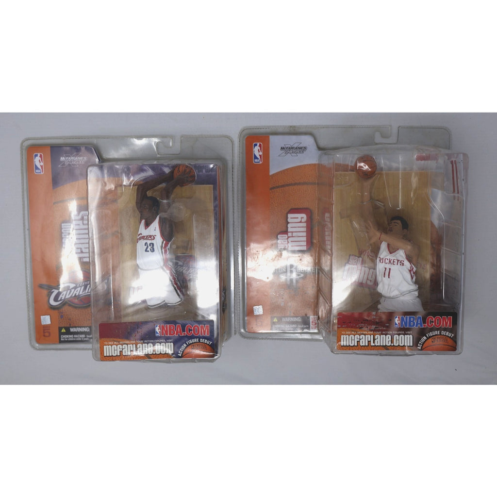 Lot Of 2 McFarlanes Series 5 Action Figure Debut Lebron James/Yao Ming NIB