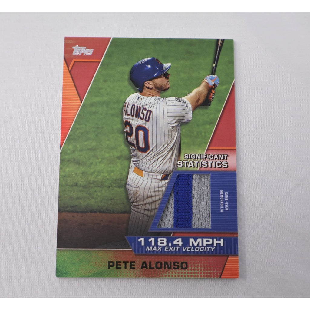 Pete Alonso 2021 Topps Significant Statistics Relic 14/25 #SSR-PA NM+